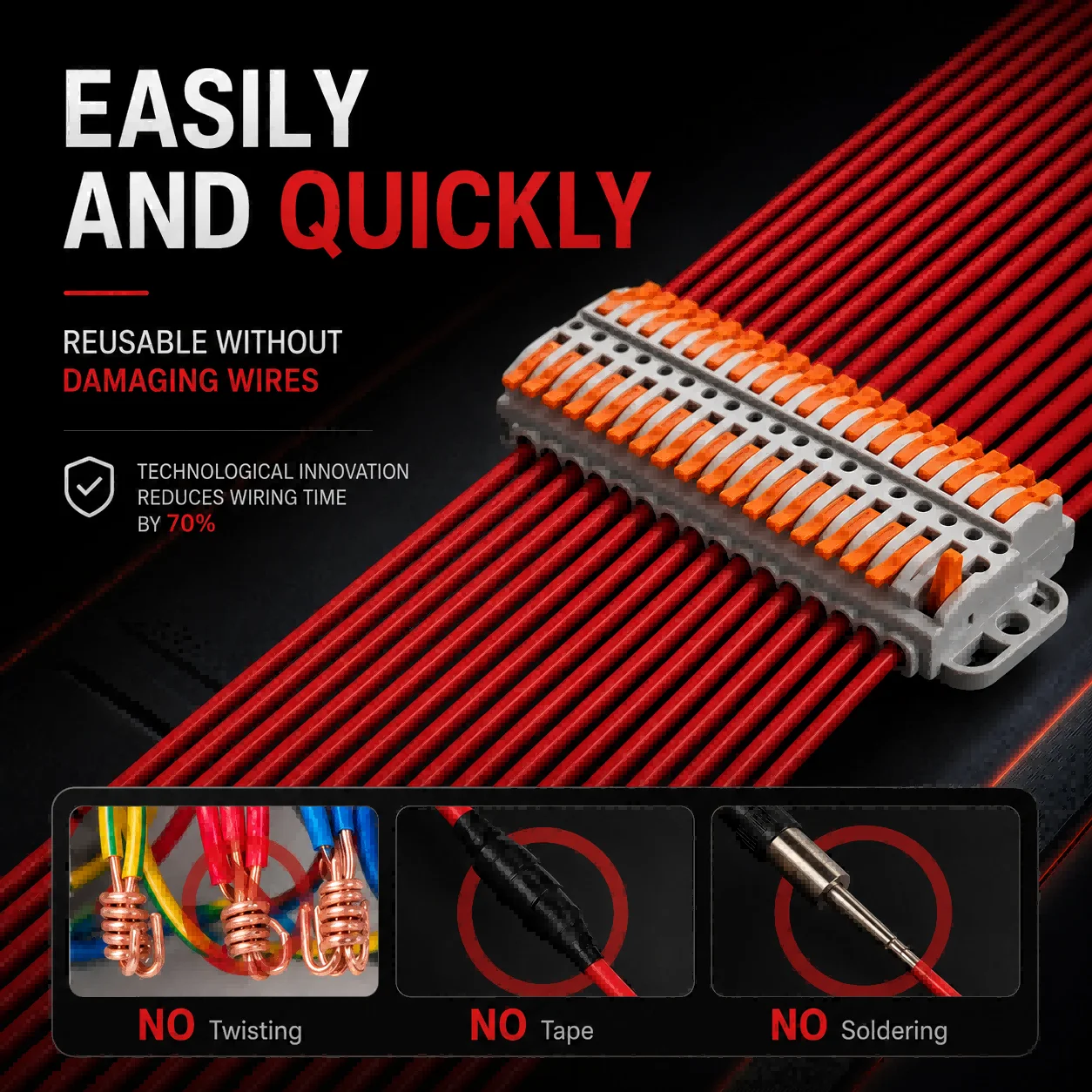 Wire Connectors 2-30 Pins Fast - Push Fit Connector recension och pris