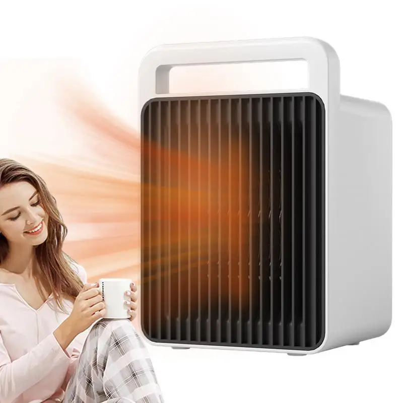 

Heater Portable Small Space 900W Heater Fast Heating Lightweight Desktop Warm Air Heater Indoor Home Office Household