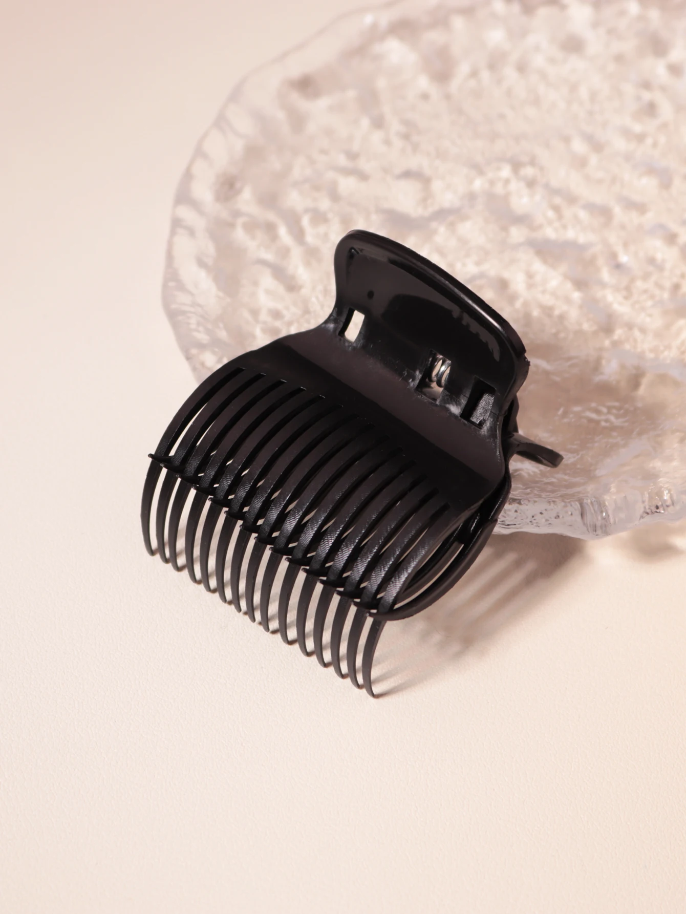 

1 шт., плотная пластиковая массажная заколка для волос с длинными зубцами в корейском стиле, антистатическая заколка для волос, инструмент для укладки волос, специально для настоящих париков из волос