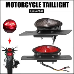 1 pz moto LED freno posteriore fanale posteriore stop luci targa per moto camion ATV rimorchio Cafe Racer