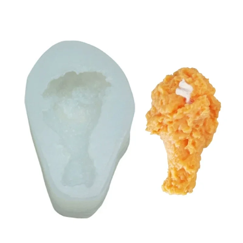 Silicone Clay Moulds Simulated Chicken Legs Model for Kitchen Home Party Decoration Sample Display Props