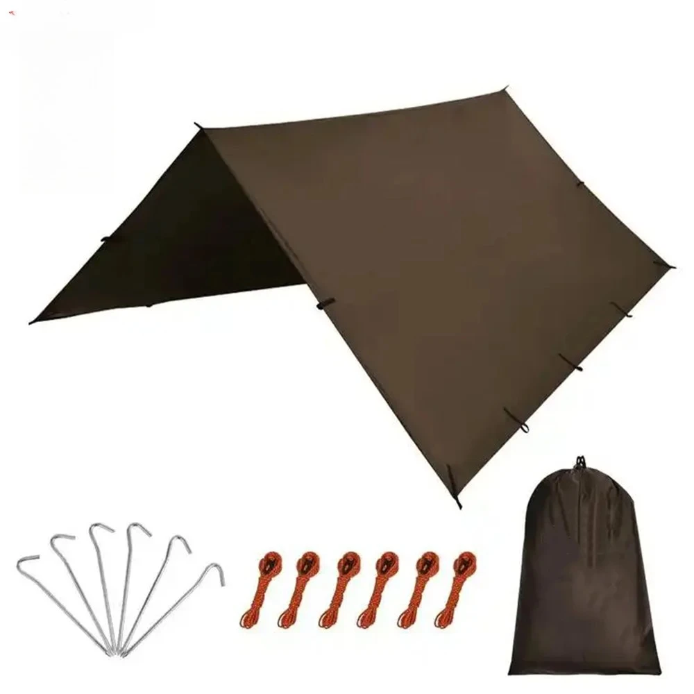 

l # Hammock Rain Fly Tent Tarp Ultralight Camping Shelter Hammock flyer waterproof tarp