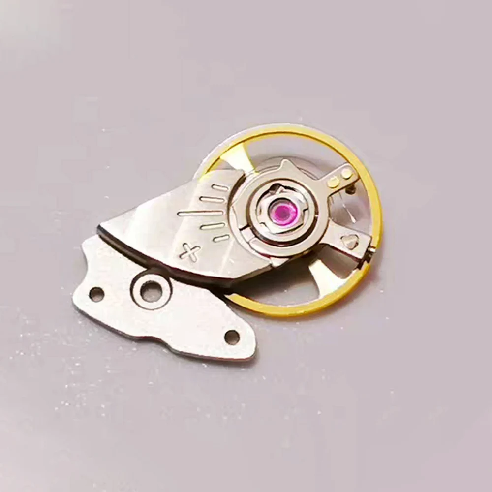 Original 9015 Movement Rotor Balance Wheel With Hairspring and Pendulum Splint Assembly Repair Parts