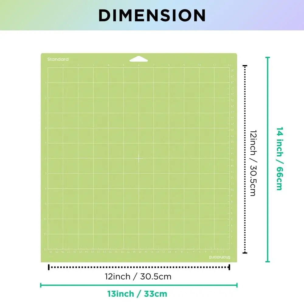 Almohadilla de corte para Maker 3/ Maker/ Explore 3 (12*12 pulgadas) - Juego de almohadillas de corte de costura unidas multifuncionales
