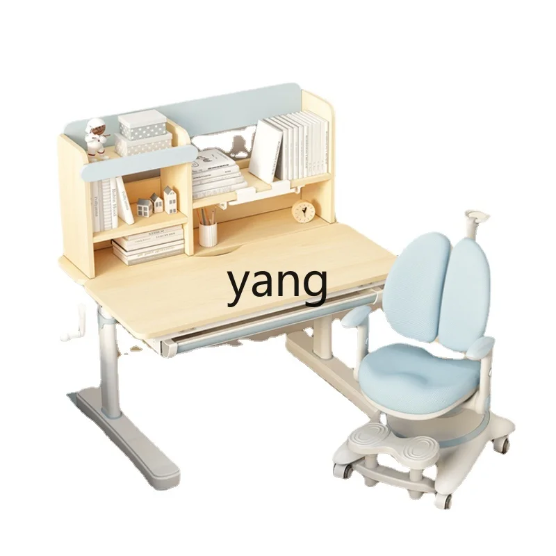 

Yhl Children's Desk Writing Desk Home Study Table and Chair Suit Student Writing