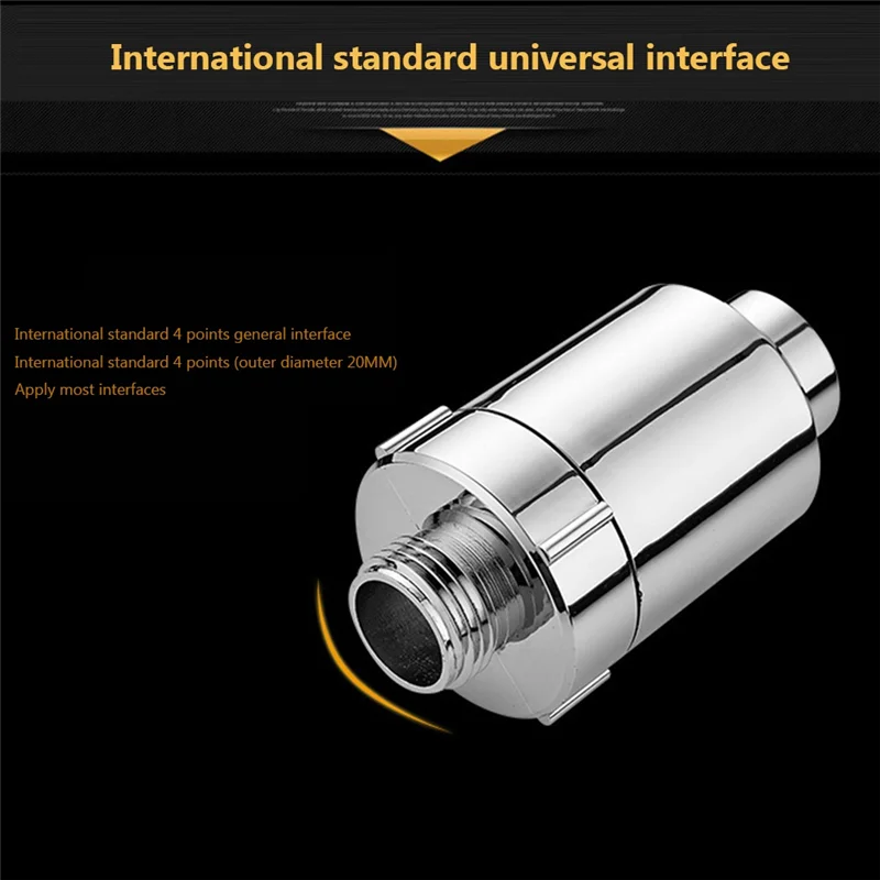 ABRS-Carbon Filtered Showers Head Detachable Faucet Purification Strainer Remove Impurities Bathroom Accessories