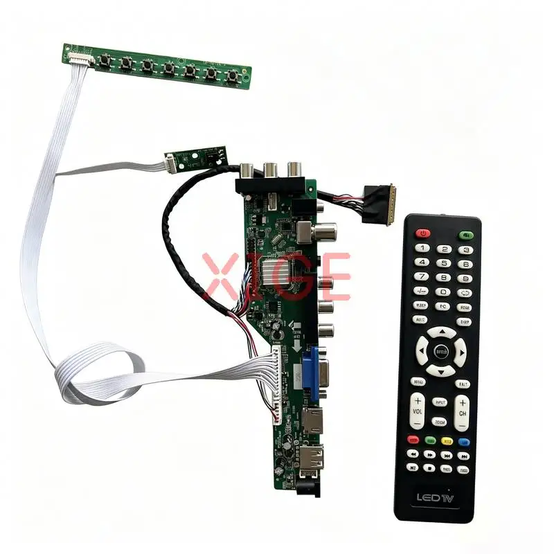 

Controller Board Fit LP156WFC LP156WF4 LP156WF2 LP156WF1 DVB/USB/AV/VGA/HDMI 1920x1080 Laptop Panel LVDS-40Pin 1920*1080 DIY Kit