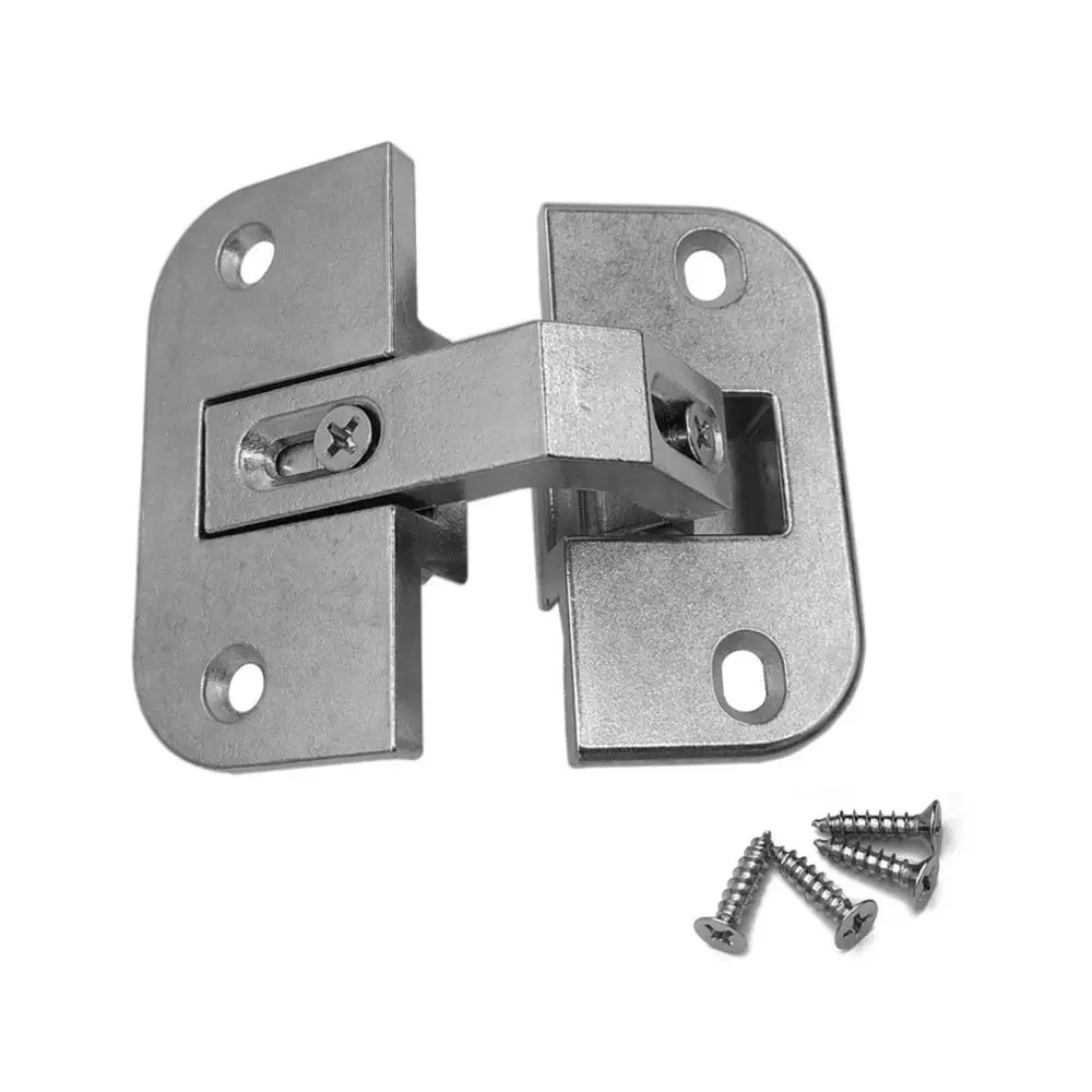 Zinc Alloy Pie Cut Corner Hinge Concealed Heavy Duty Cabinet Door Hinge Standard Size Adjustable Bifold Doors Connector Corner