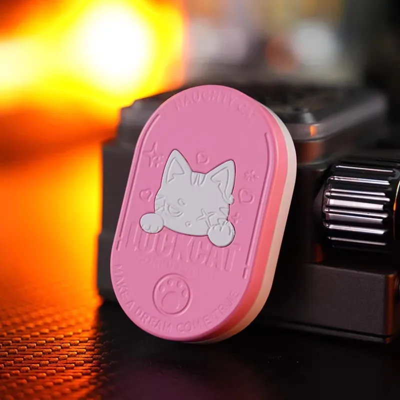 Cat God EDC Mechanischer Metall-Push-Slider Fidget Spinner dreht links und rechts 360° °   Stressabbau-Zappelspielzeug für Erwachsene