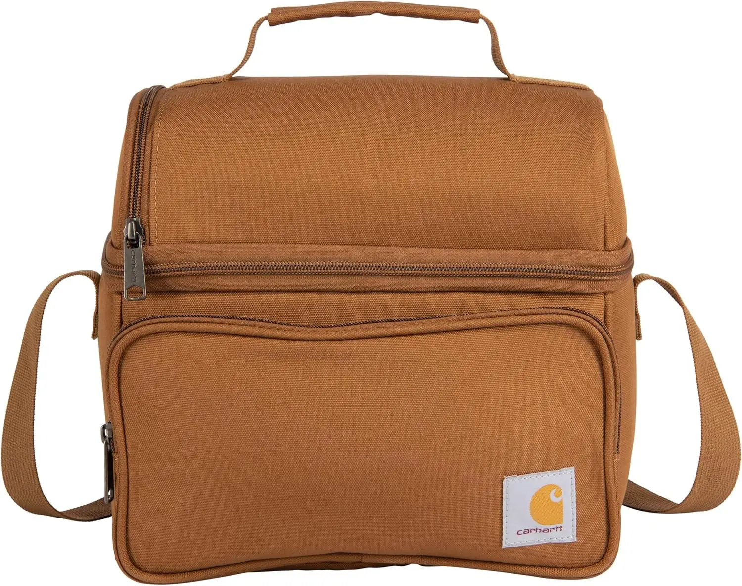 

Insulated Lunch Bag for Men, Soft Shell Cooler for Work and Camping, Brown