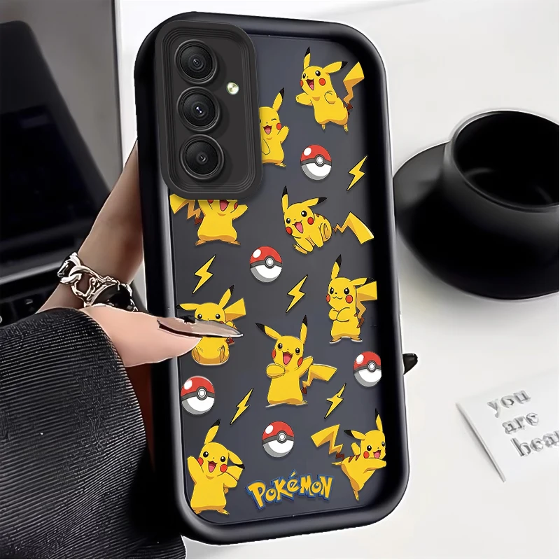 Pokemon Soft Anime Case For Samsung Galaxy A73 A57 A56 A55A A54 A53 A52 A52S A51 A50 A37 A36 A34 A32 A31 A30 A24 A14 A13 Cover