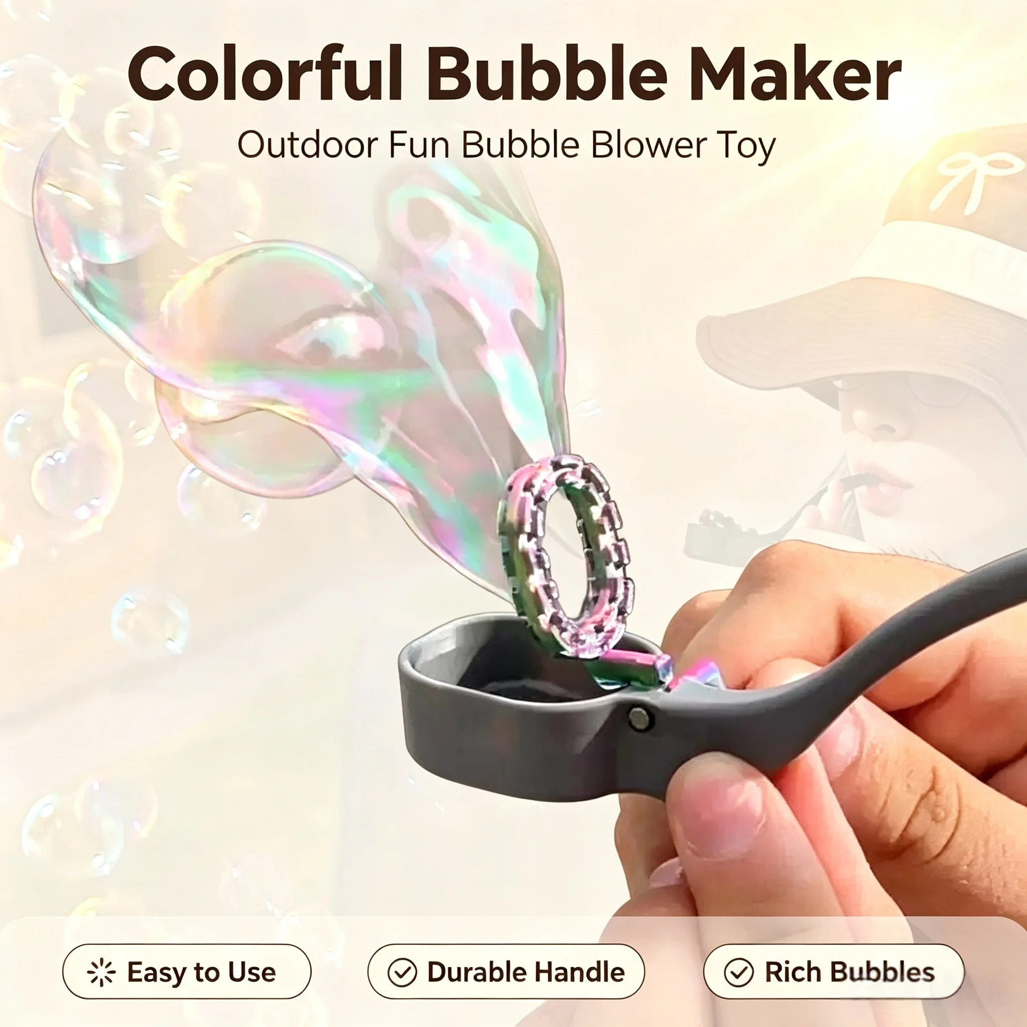 Funny Retro Pipe Bubble Blower Portable Mini Sensory Stress Relief Fidget Toy Outdoor Party Photo Props Novelty Gifts For Adults