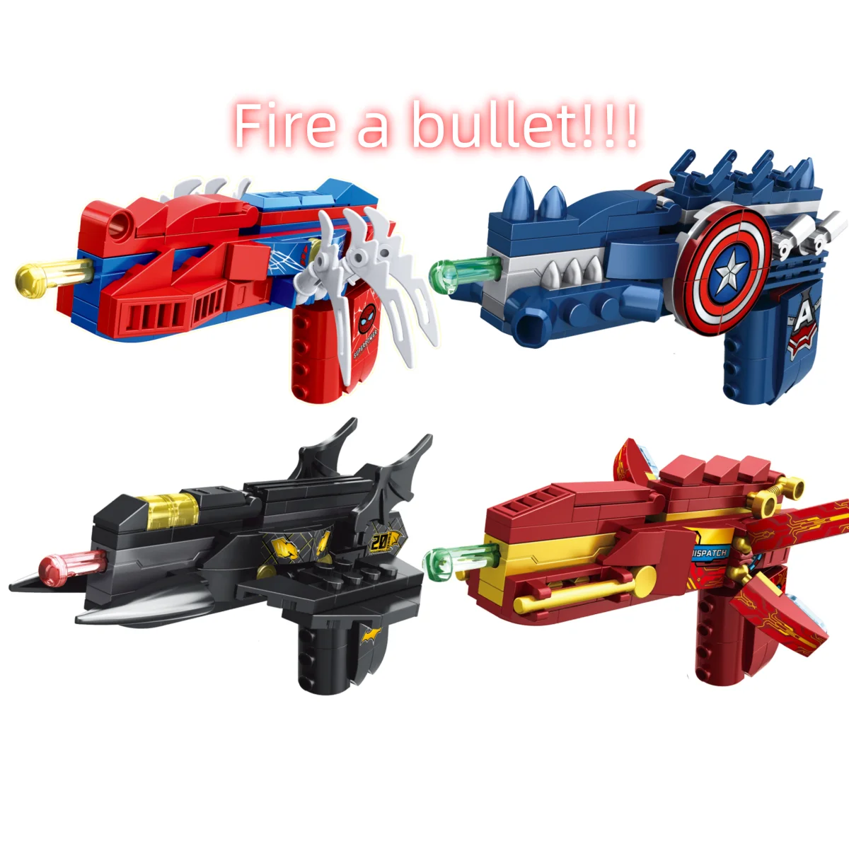 ディズニーガンビルディングブロックおもちゃ,ミニモデルフィギュア,アイアンマン,毒,キャプテンホーク,デッドプール,テクニカルアーマー,互換性,ギフト