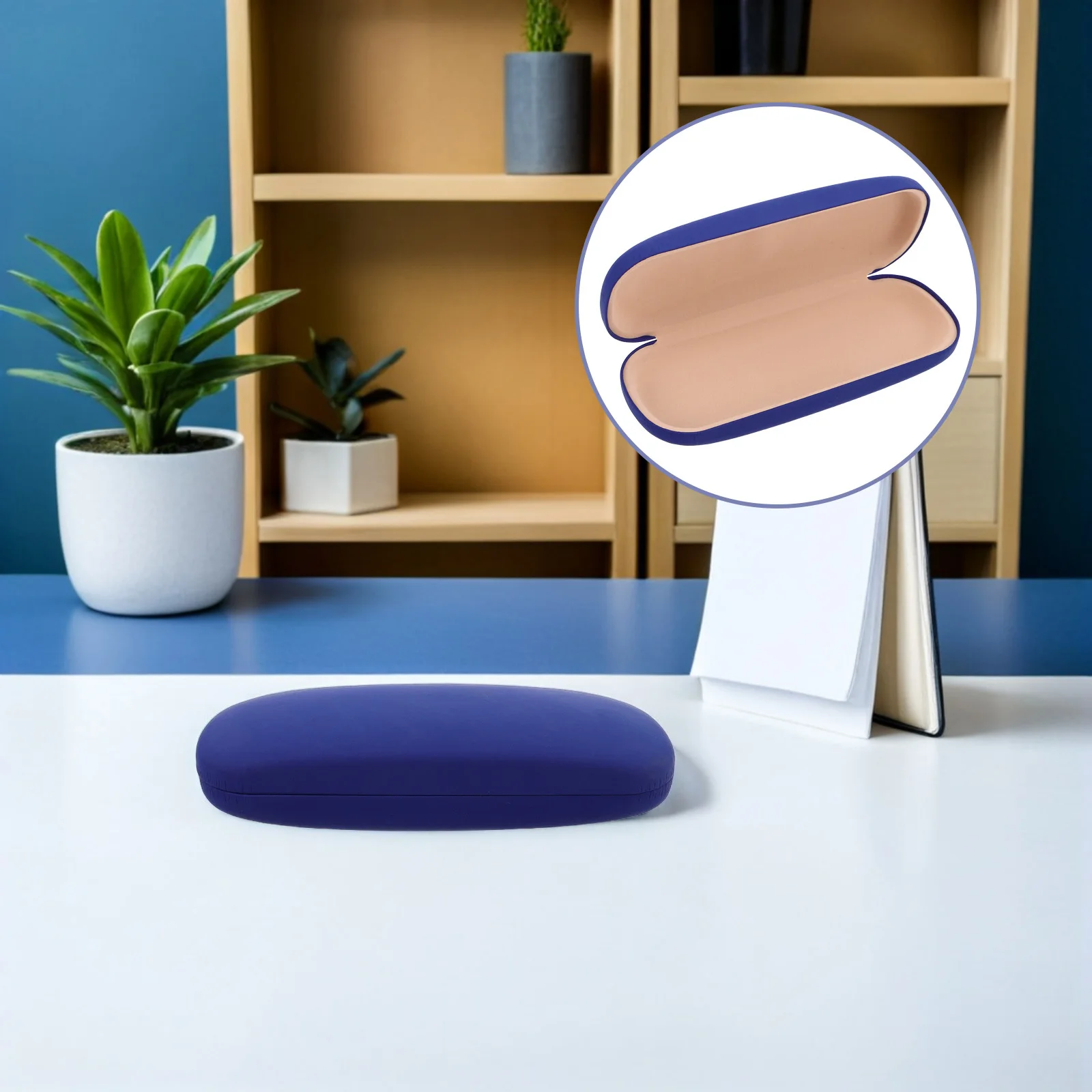 

4Pcs Retro Eyeglasses Storage Box Hard Shell Glasses Case Portable Protective Organizer Travel Sunglasses Holder Eyewear Case