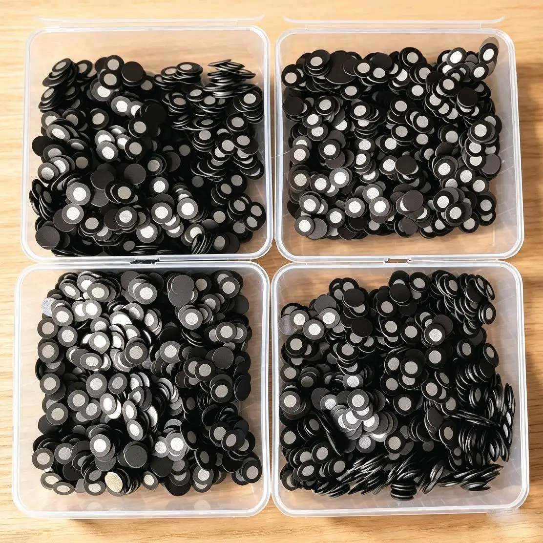 100pcs 3D Magnetic Tracking Dots,Diffuse Reflection Positioning Markers Reference Point Scanning Targets