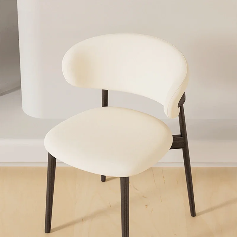 Elastic Arched Back Chair Cover Nordic Hotel Home Dining Room Decor Curved Chair Wood Slipcovers Split Seat Protector Dust Case