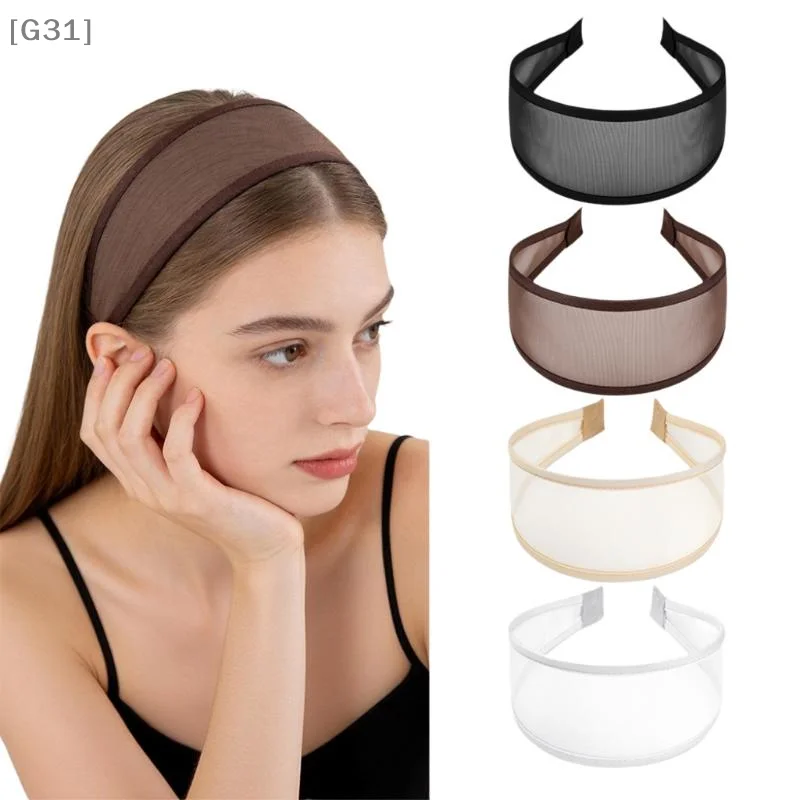 Breathable Mesh Wide Headbands With Soft Non Slip Design Perfect For Daily Wear Makeup Skincare Yoga Workout[G31][G31]