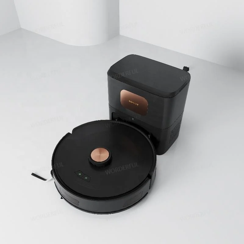 Intelligent Robot Vacuum Cleaner Self-Emptying Dustbin For Wet And Dry Cleaning Household Application