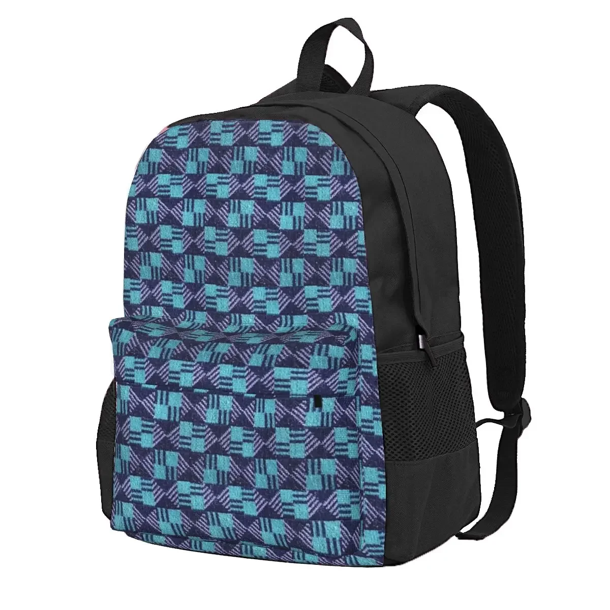 Waterloo And City Line - London Underground Seat Cover Moquette Student Backpack School Bag for Boys Girls Fashion Bookbag