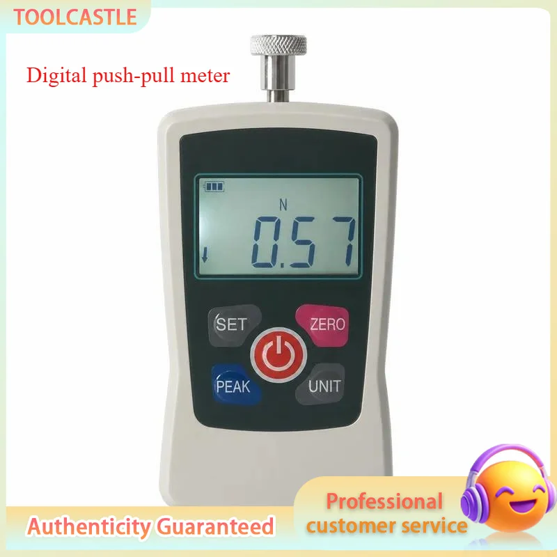 ZMF Digital Push Pull Dynamometer High Precision Force Measurement Tool for Laboratory and Workshop Tensile Load Testing