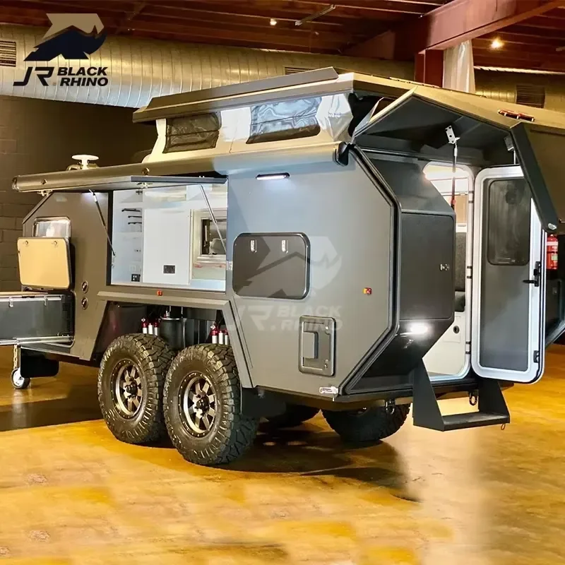 Cheap Offroad Caravan Trailer for RV Chinese Caravan Camper Wohnwagen Remorque for Long Travel Class C RV