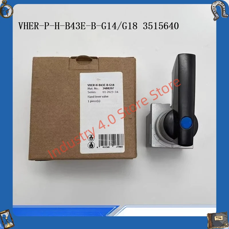 

Ручной клапан VHER-P-H-B43E-B-G14/G18 3515640 3488207 новый в коробке