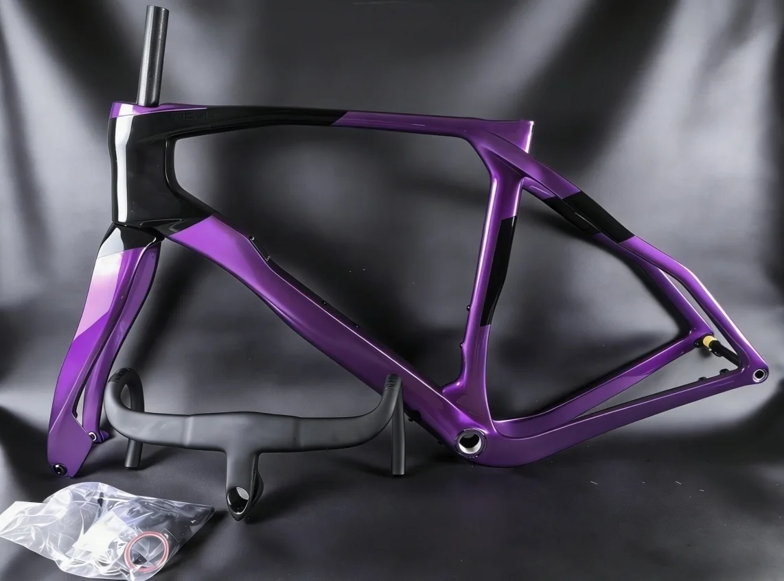 

Super light Custom Grevil Bike Carbon Frame Disc Brake T1100 Gravel Cycling Bike Frames Full Internal Routing Di2/Mechanical G