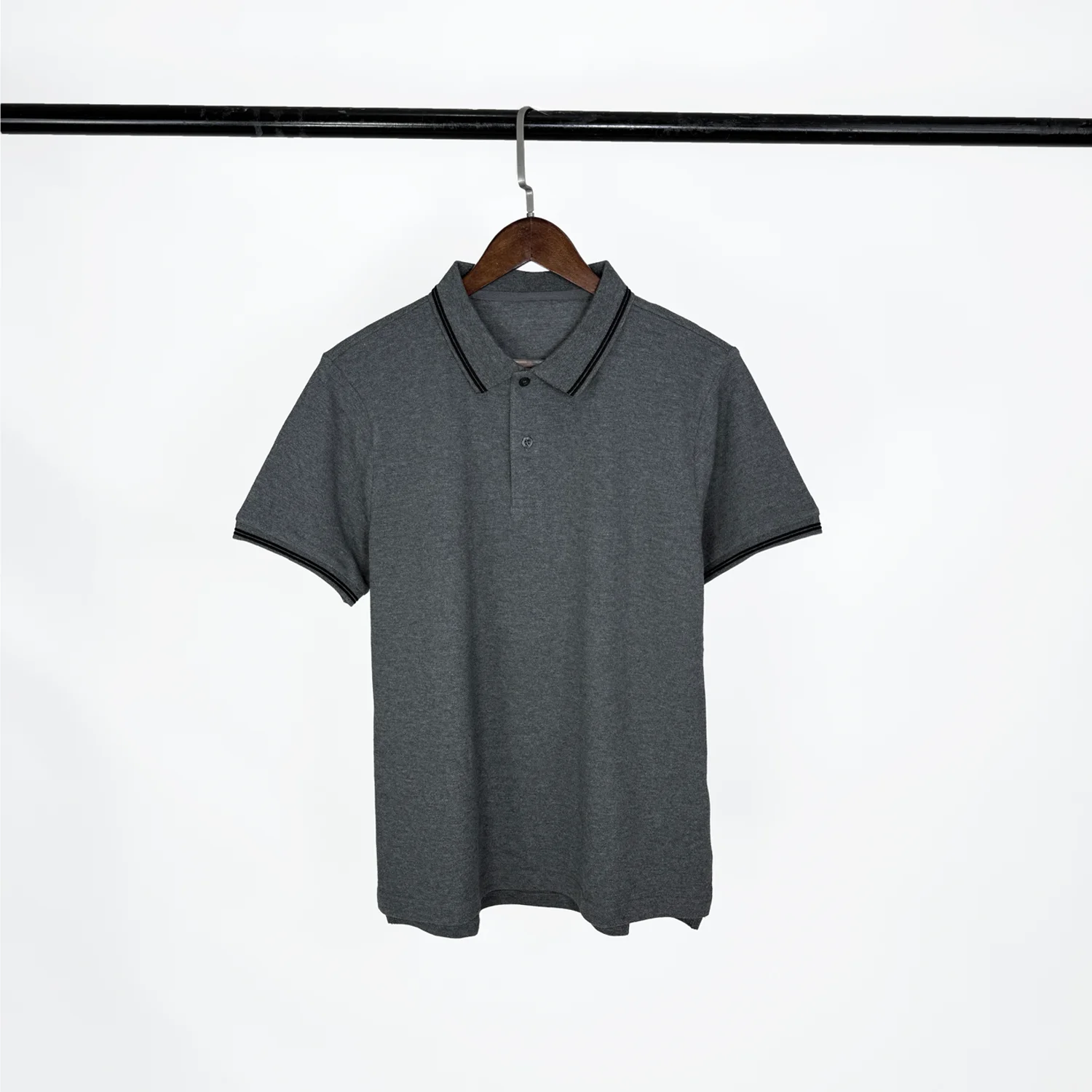 

Men's Basic irt ort Sve T-irt Superb Value for Money Busin Sle Moisture ng Eyelet Fabric Daily Wear