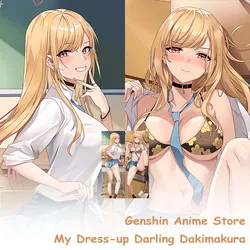 Mein Gekleidet Up Liebling Dakimakura Marin Kitagawa Körper Kissen Deckt Anime Dakimakura Cover Home Decor Hugging Kissen Fall