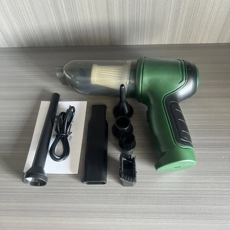 2025 New 120W 12000Pa Cordless HANDHELD VACUUM CAR VACUUM AIR DUSTER Blowsuction USB Rechargeable for Car & Multiple Occasions