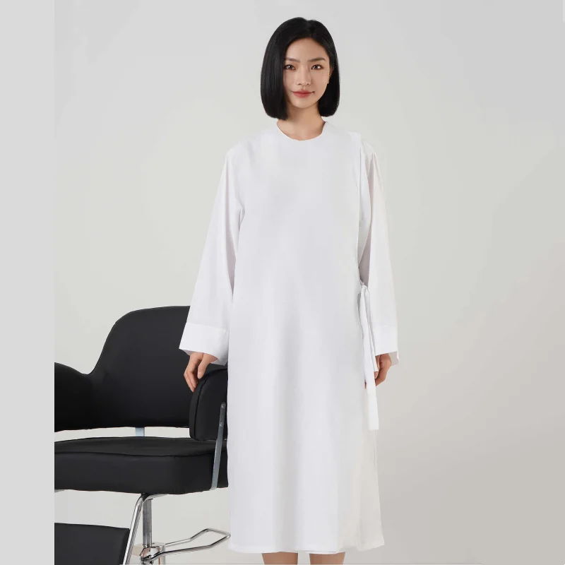 Hair Salon Hairdressing Uniform Hairdresser's Robe Waterproof Gown Non Stick Hair Smock Barber Haircut Work Clothes Long Sleeve