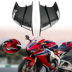 2PCS Motorcycle Winglet Aerodynamic Wing Kit Spoiler For Honda CB650R CB1000 CB1000R CBR1100 CBR600RR CBR1000RR CBR 600RR