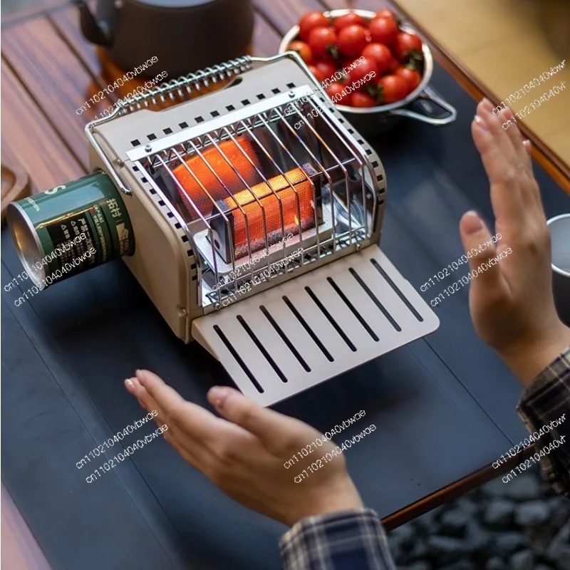 Outdoor Mini Cassette Heating Stove, Indoor Smokeless Fire Heater, Portable Camping Hand Warmer