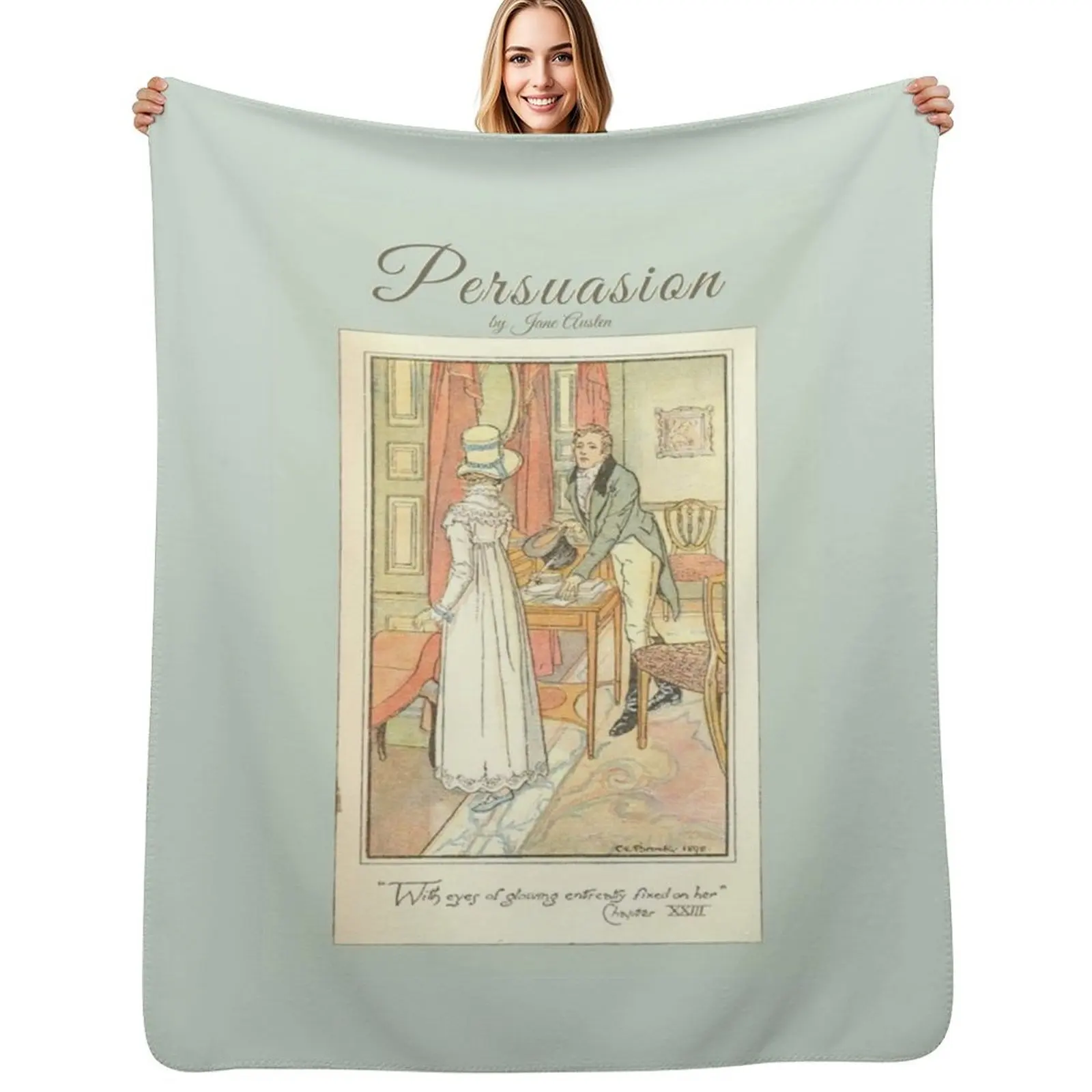 

Persuasion Throw Blanket Multi-Purpose Decorative Sofa funny gift Quilt Blankets