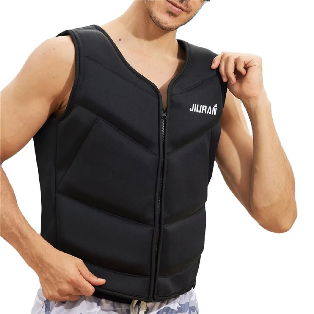 Unisex Fishing Life Jacket Buoyancy Safety Vest Flotation Preserver For Swimming Kayaking Boating Drifting Water Ski Surf