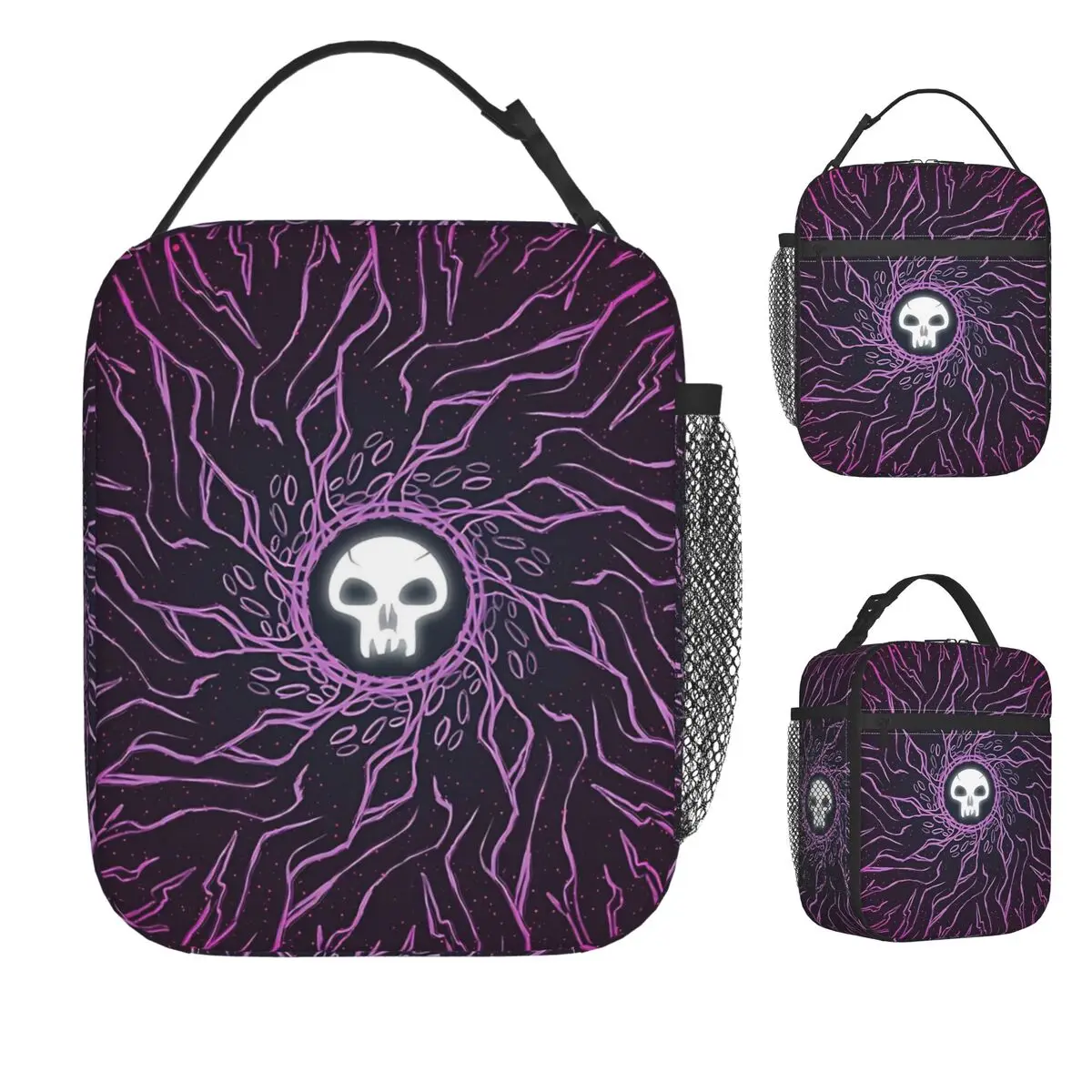 

Минималистичная сумка для обеда Mana Skull Magic The Game, модная коробка для завтрака для женщин, удобная дорожная сумка-холодильник, термосумка-тоут