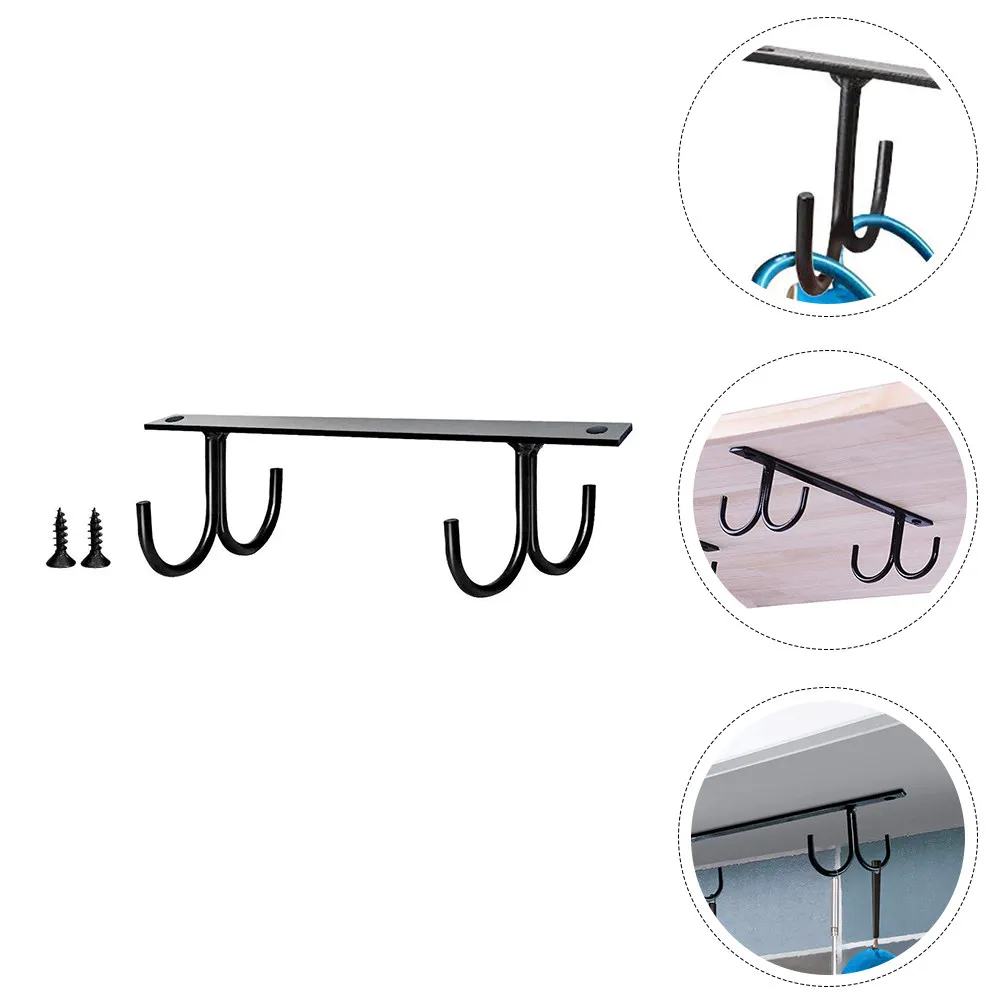 

Набор из 1 подставки для хранения воды и подвесного держателя для кружек под шкаф, органайзер для кофейных чашек, кухонный гаджет для дома, офиса, ресторана