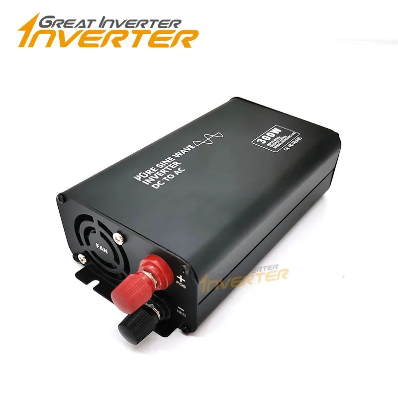 12v 13.8v 22v 24v 27v 28v 29v 40v 42v 48v 50v 58v 60v 70v 72v 80v 84v dc to ac 110v 220v pure sine wave converter inverter 300w