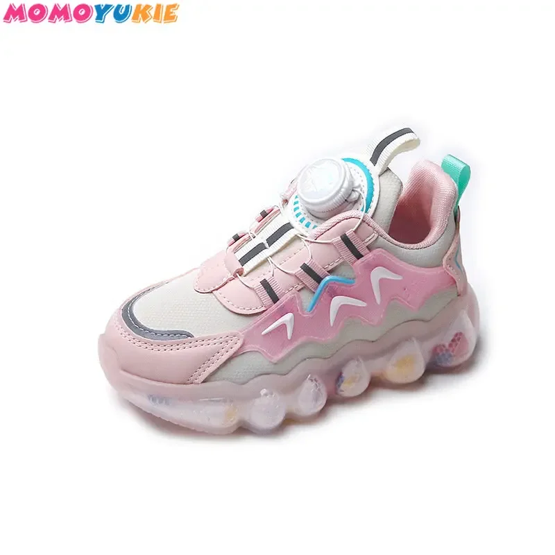 Bambini primavera autunno ragazze Cartoon Outdoor Shoes Running Sport Shos bambini scarpe antiscivolo scarpe Casual in Mesh traspirante Sneakers