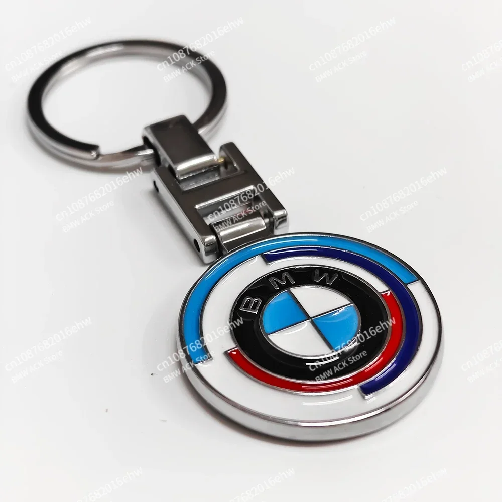 50th Anniversary Car Alloys Key Rings for BMW E90 E60 E91 F35 E93 G20 G30 G38 F12 G15 G16 X3 X5 X7 X8 M3 M5 Interior Mouldings