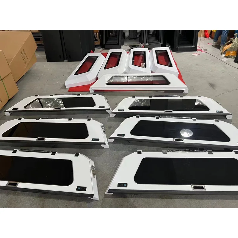 High Quality 4x4 Offroad Aluminum Waterproof Hardtop Canopy White with Sliding Windows for Frontier 5ft 6ft