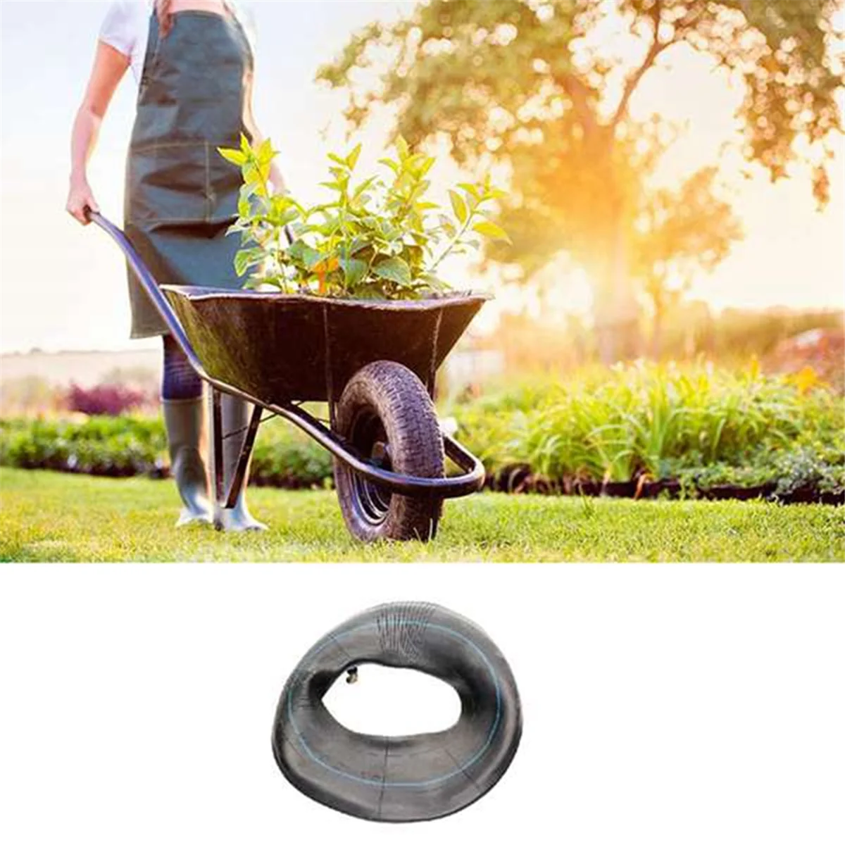 4.10/3.50-4 Inner Tube for Wheelbarrows, , Mowers, Carts Electric Three-Wheel Four-Wheel Scooter ATV