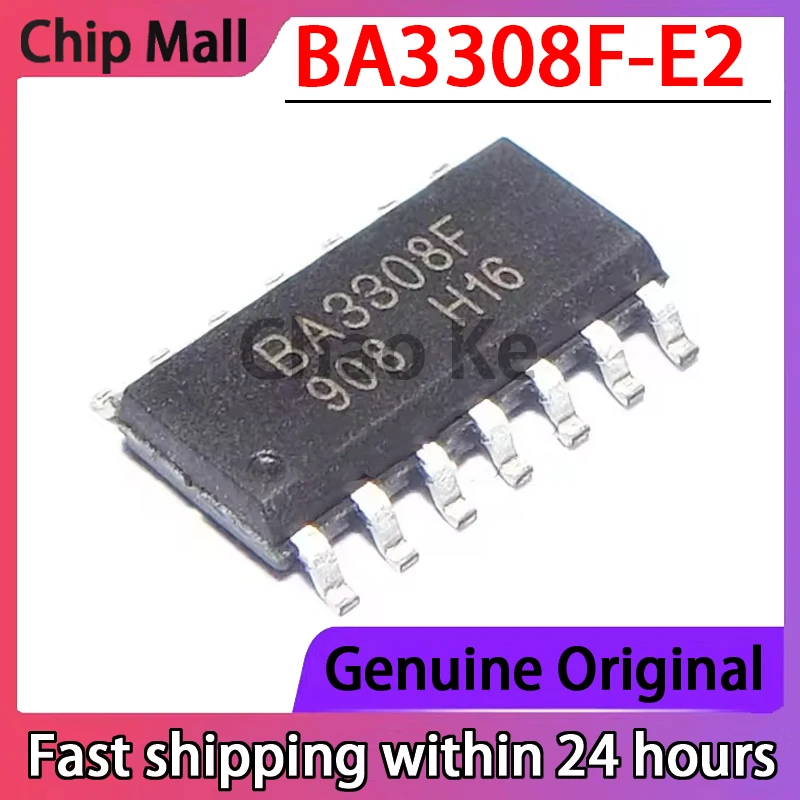 2PCS New Original BA3308F-E2 BA3308F SOP-14 Audio Amplifier Chip in Stock