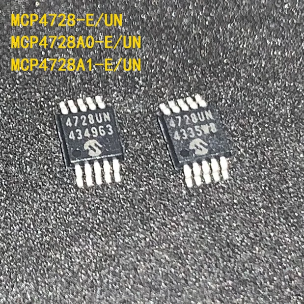 

1/5/20PCS MCP4728-E/UN 4728UN MCP4728A1-E/UN MCP4728A0T-E/UN MSOP10 12-Bit, Quad Digital-to-Analog Converter with EEPROM Memory