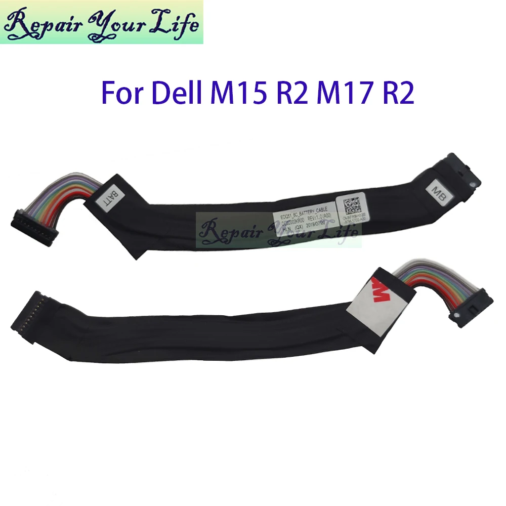 cabo-de-bateria-para-laptop-gamer-kfykm-para-dell-alienware-m15-r2-m17-r2-edq51-dc02003kr00-0kfykm-conector-flexivel-de-bateria-novo