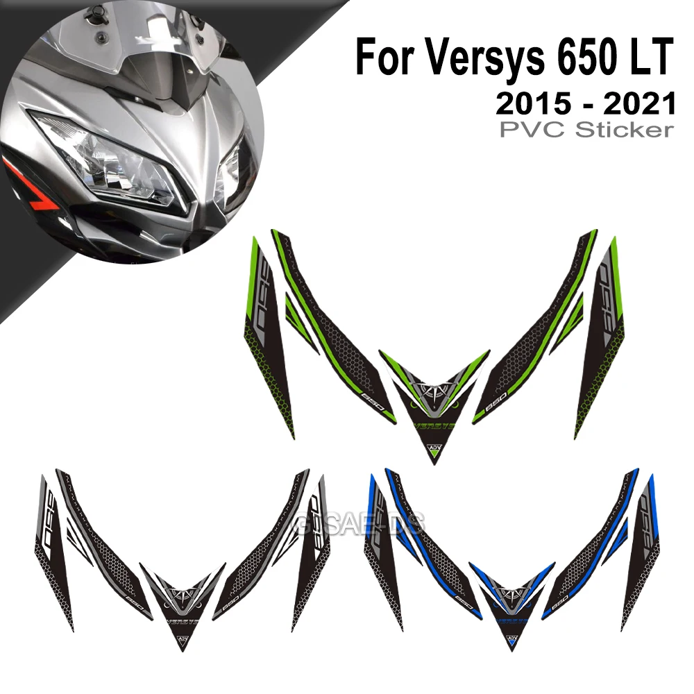 

Versys 650LT Motorcycle Tank Pad Body Fairing Cover Fende Stickers Protector Decals For Kawasaki Versys 650 LT 2015 - 2020 2021