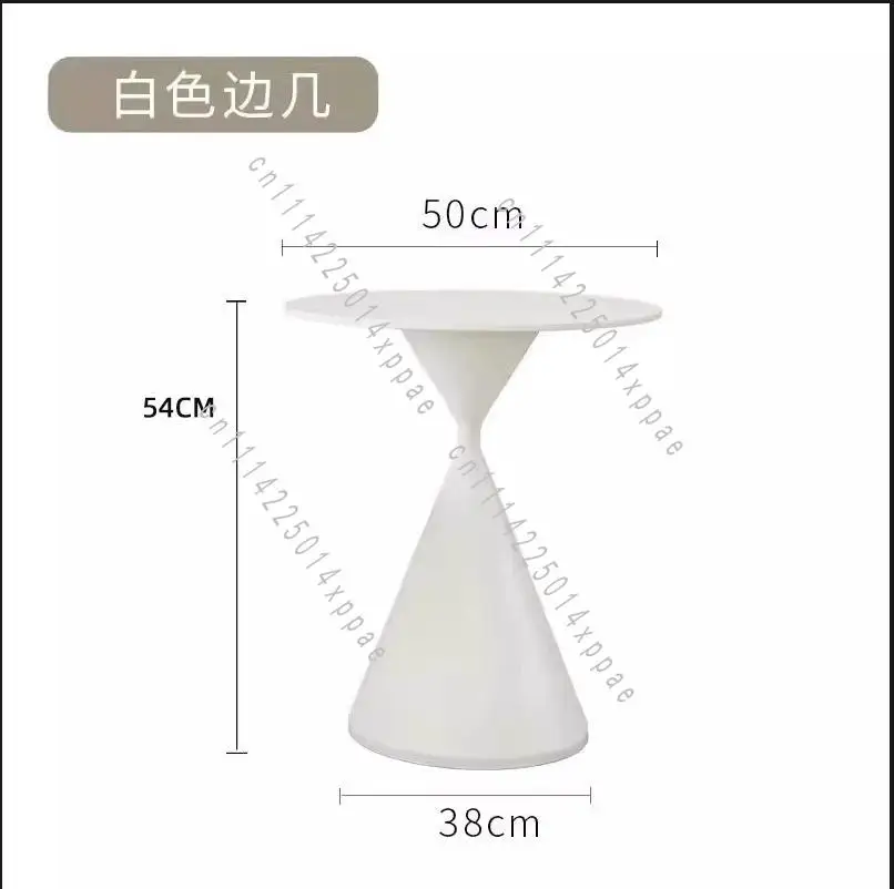 Small Apartment, Modern, Minimalist, High-end, Circular Coffee Table Cream Style Coffee Table for Home, Minimalist Living Room