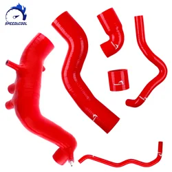 SPEED&COOL 6PCS For 1998-2006 VW Audi TT A3 1.8T GOLF MK4 GTI New Beetle Silicone Air Turbo Boost Intercooler Hose Tube PIpe Kit