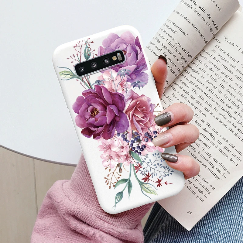 Fall Für Samsung Galaxy S10 S10 Plus S10E Telefon Abdeckung Nette Cartoon Candy Gemalt Weiche TPU Coque Für Samsung S10 s10 + S10E Funda – Detail 5