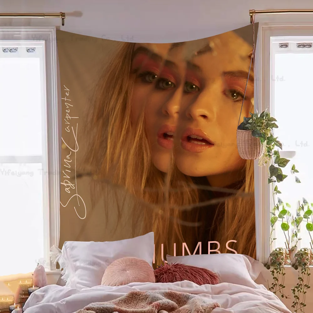 S-Sabrina C-Carpenter Singer Wall Tapestry Bohemian Wall Tapestries Mandala Wall Hanging Home Decor